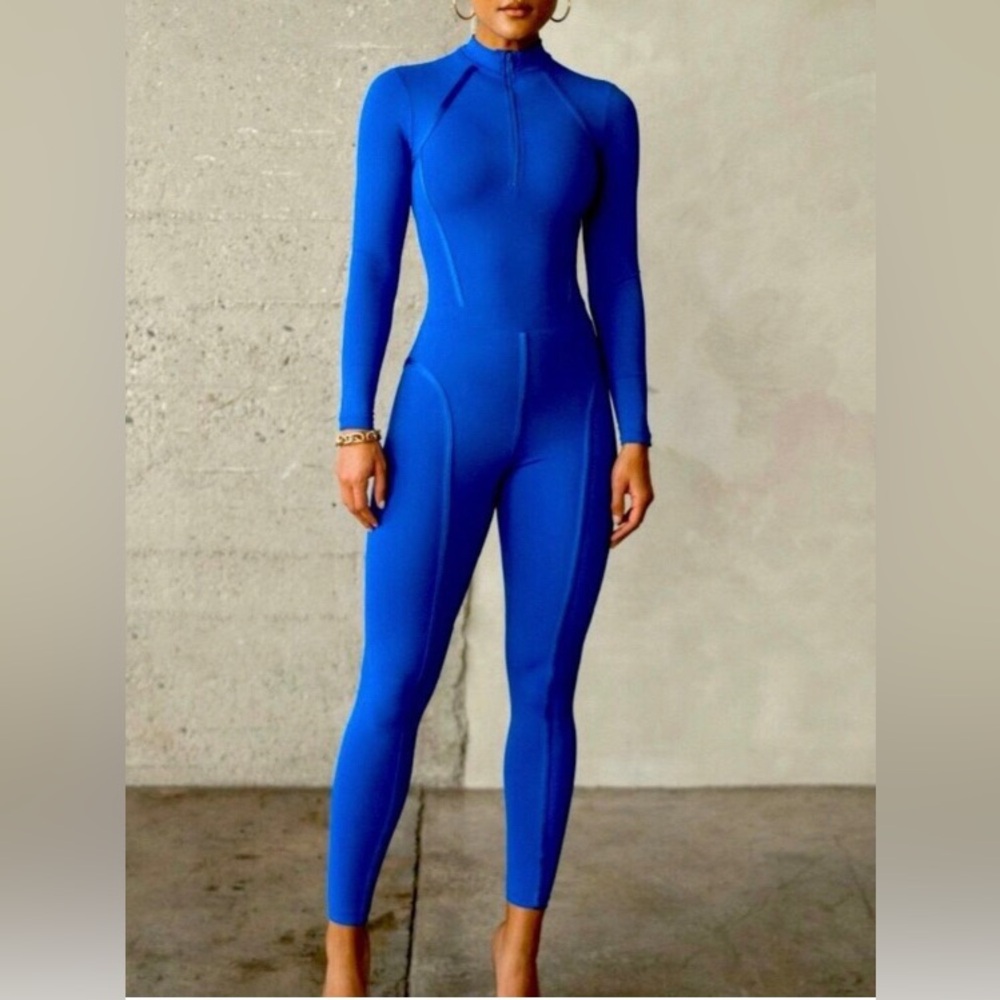 JLUXLABEL BLUE HIGH RISE PANT LEGGINGS